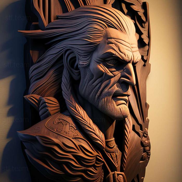 3D модель Гра The Witcher Remake (STL)